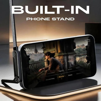 ⚡Official Authorized | MFi-Certified Cables🔥 2-in-1 Invisible Holder Charger Cable - 240W Fast Charging Cord with Built-In Phone Stand
