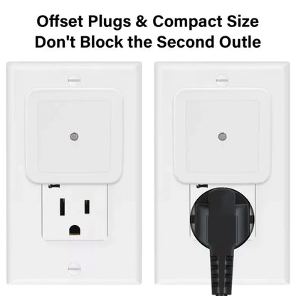 Dusk-to-Dawn LED Night Lights (Warm White, Plug-In)
