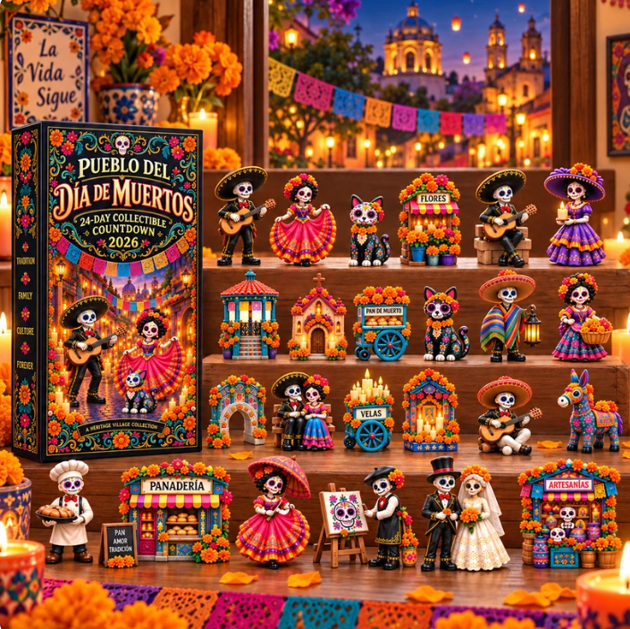 🎃💀 Day of the Dead Village 2026 – 24-Day Halloween Countdown